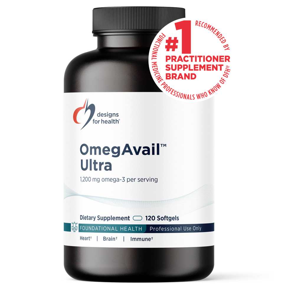 Designs for Health OmegAvail™ Ultra 120 Softgels