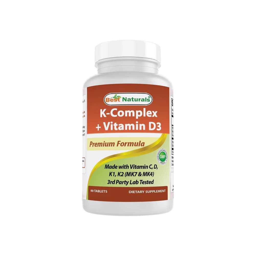 Best Naturals K-Complex with D3 90 Tablets