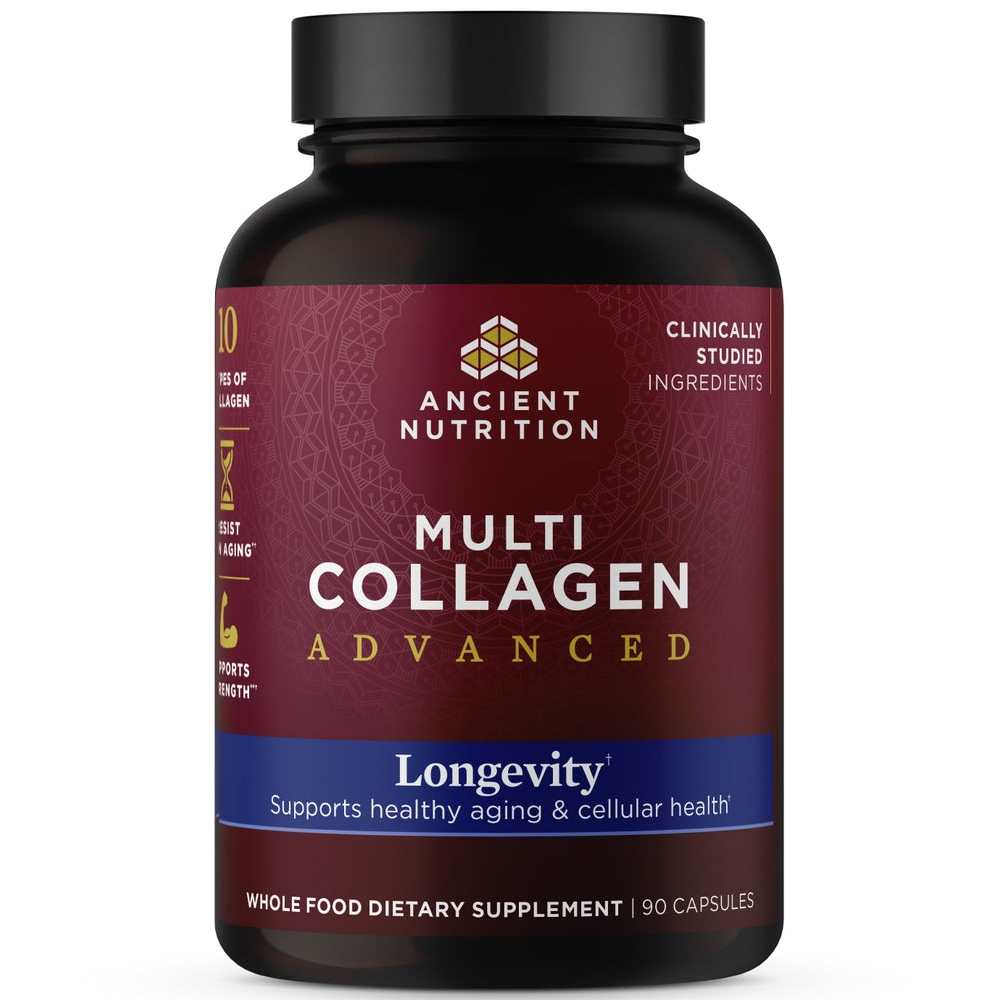 Ancient Nutrition Multi Collagen Advanced Longevity† 90 caps