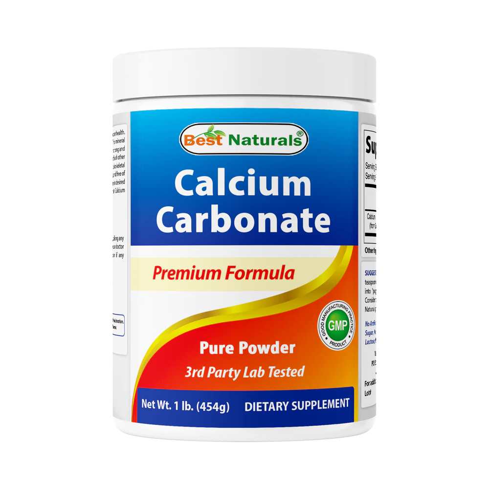 Best Naturals Calcium Carbonate 1 Lb Powder