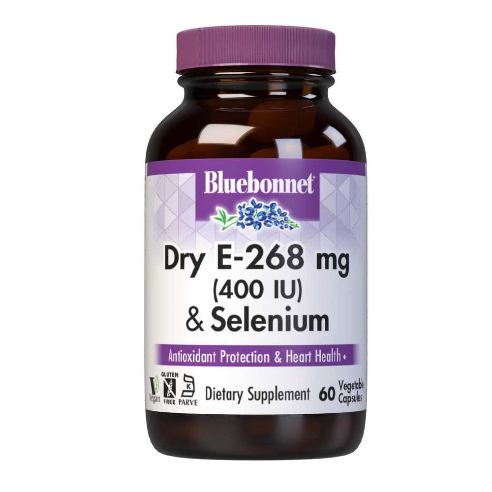 Bluebonnet Nutrition Dry E-400 Iu & Selenium 60 Caps