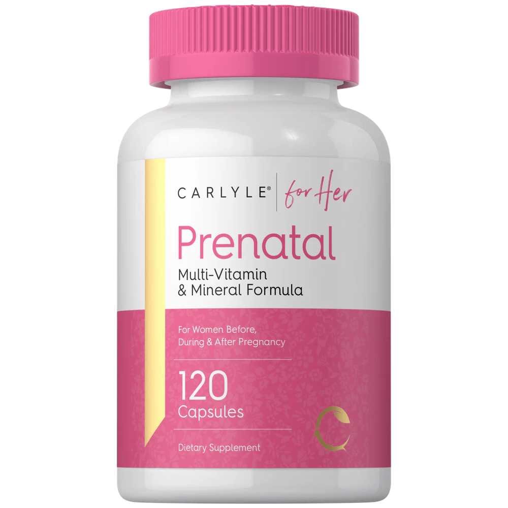 Carlyle Nutritionals Prenatal Vitamins & Minerals | 120 Capsules