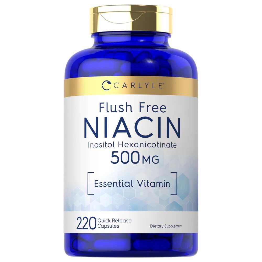 Carlyle Nutritionals Niacin 500mg | 220 Capsules