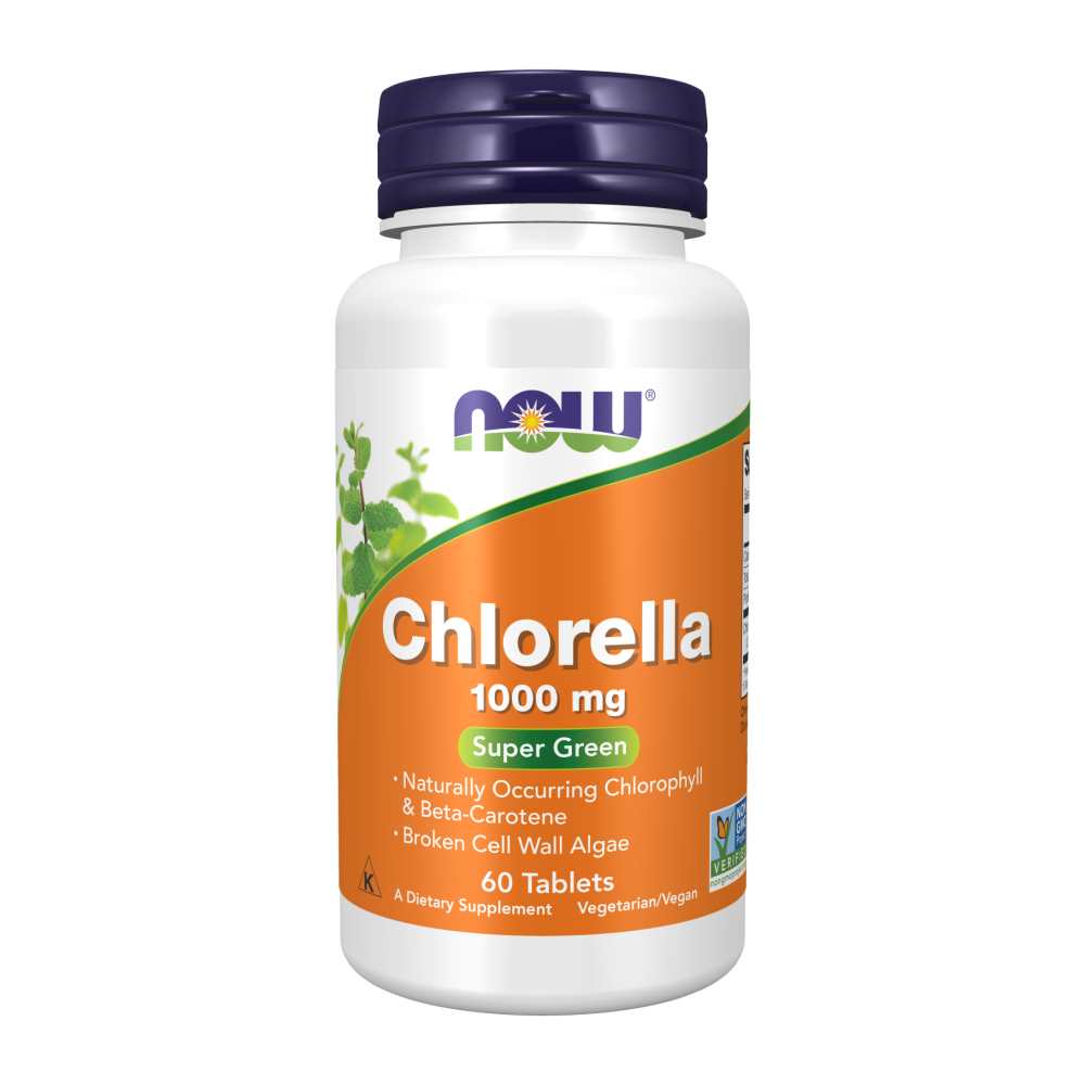 Now Foods Chlorella 1000mg 60 Tablets