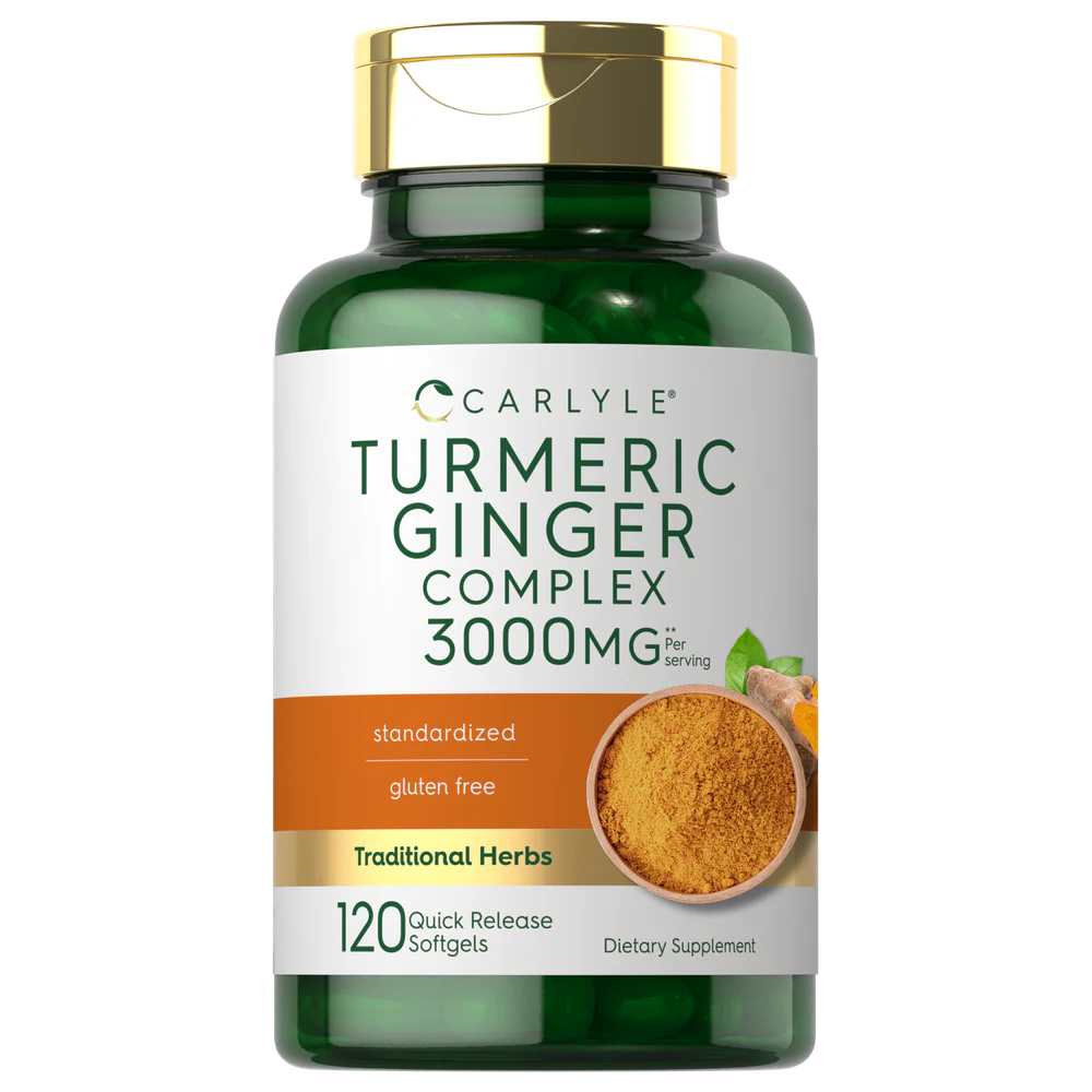 Carlyle Nutritionals Turmeric Ginger Complex | 120 Softgels