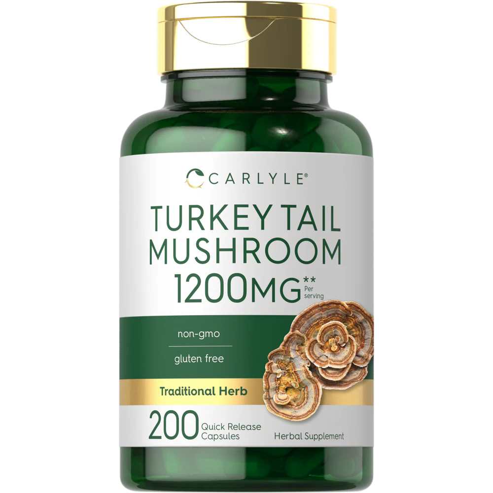 Carlyle Nutritionals Turkey Tail Mushroom | 200 Capsules