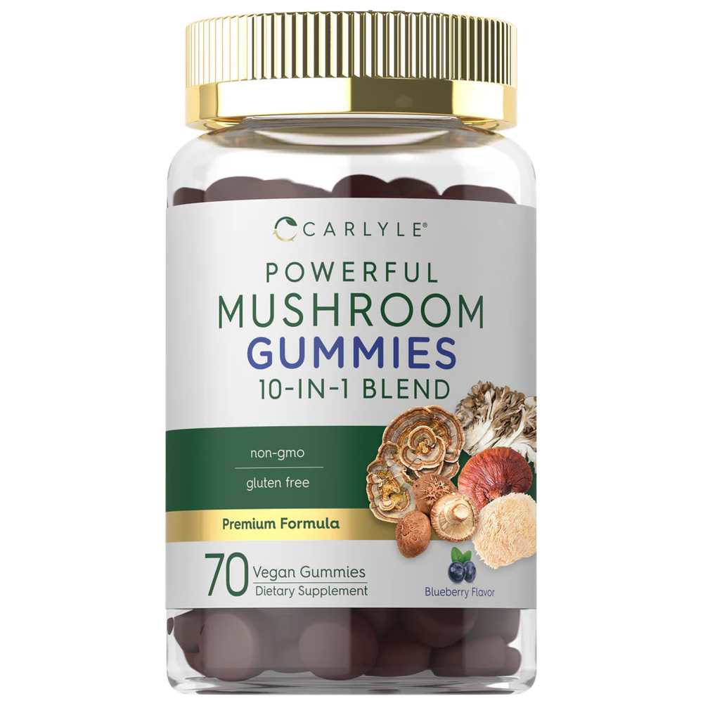 Carlyle Nutritionals Mushroom Supplement | 70 Gummies