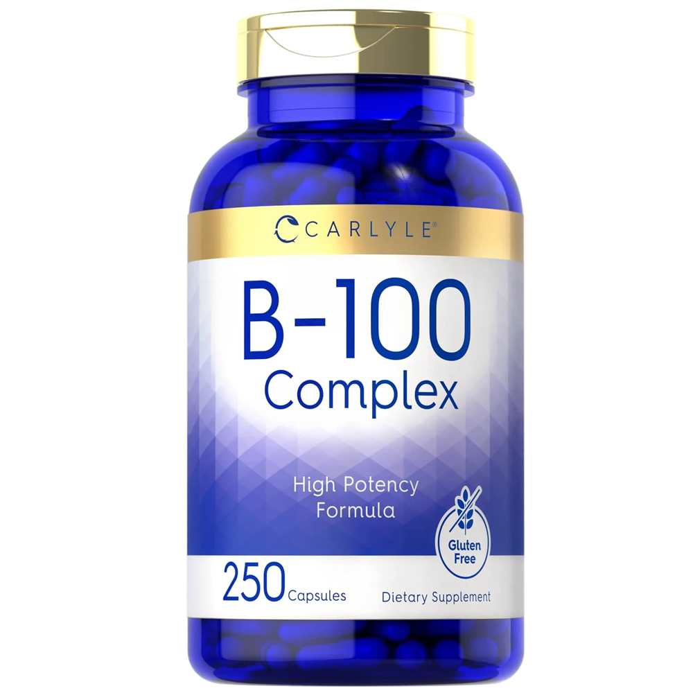 Carlyle Nutritionals Vitamin B-100 Complex | 250 Capsules