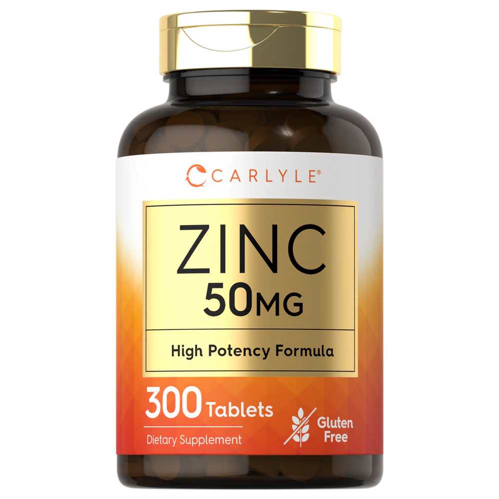 Carlyle Nutritionals Zinc 50mg | 300 Tablets