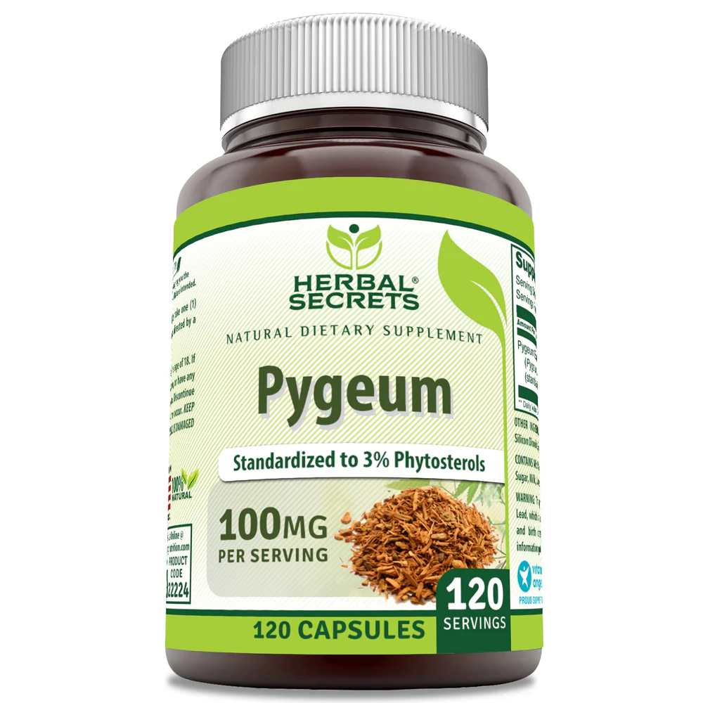 Herbal Secrets Pygeum Extract 100 Mg 120 Capsules