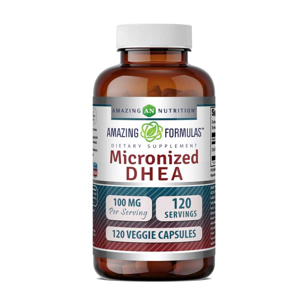 Amazing Formulas Micronized Dhea 100 Mg 120 Veggie Capsules