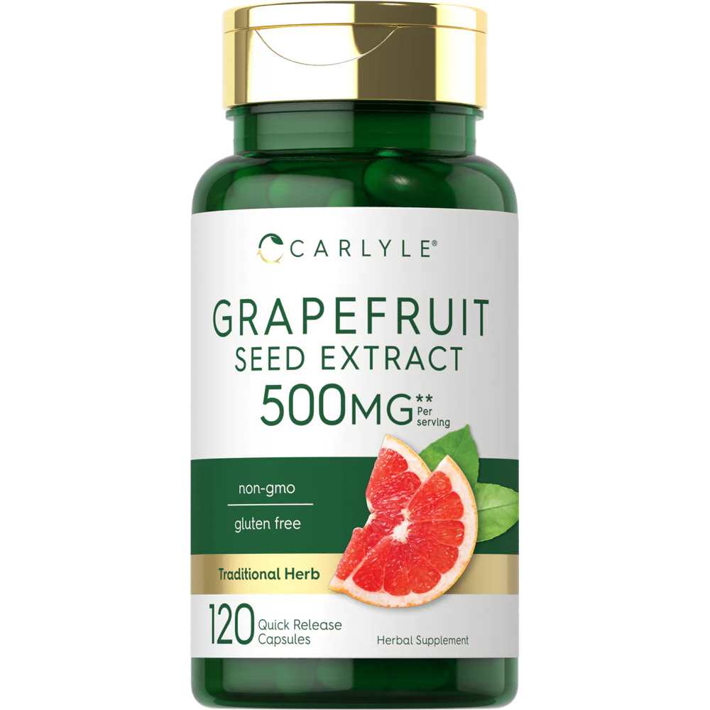 Carlyle Nutritionals Grapefruit Seed Extract 500mg | 120 Capsules