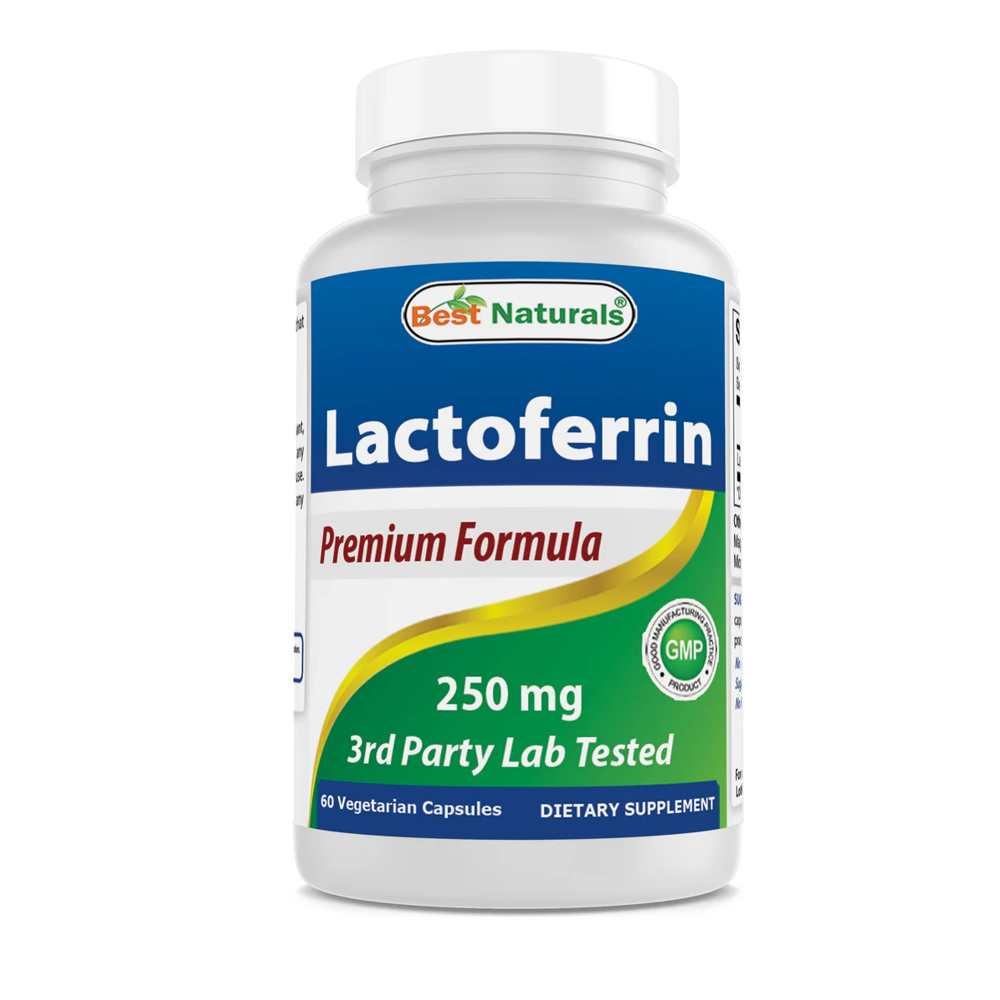 Best Naturals Lactoferrin 250 mg 60 Vegetarian Capsules