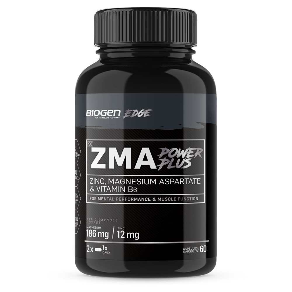 Biogen ZMA Power Plus – 60 Caps