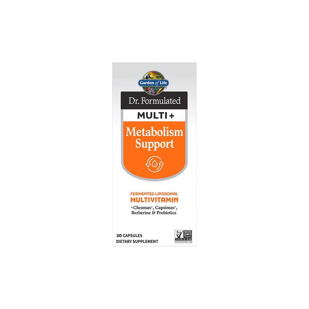 Garden of Life Dr. Formulated Multi Plus Metabolism Support 30ct Capsules