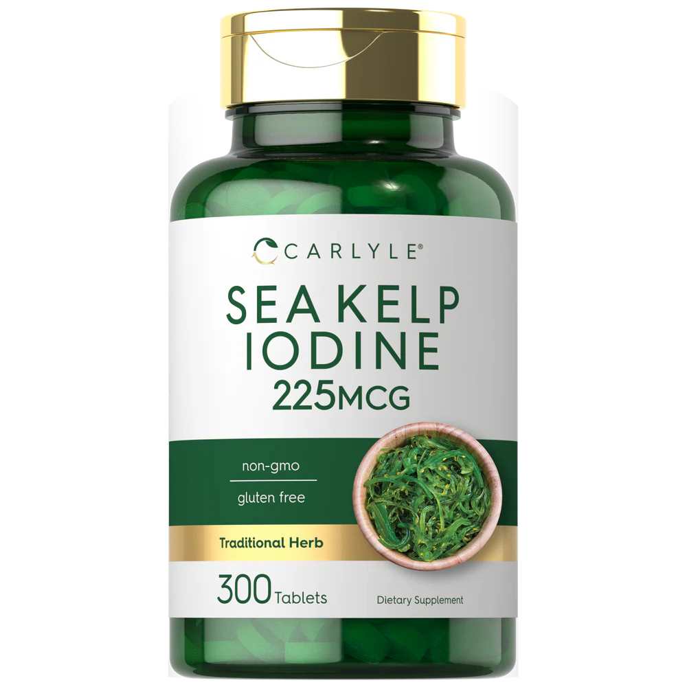 Carlyle Nutritionals Sea Kelp Iodine 225mcg | 300 Tablets