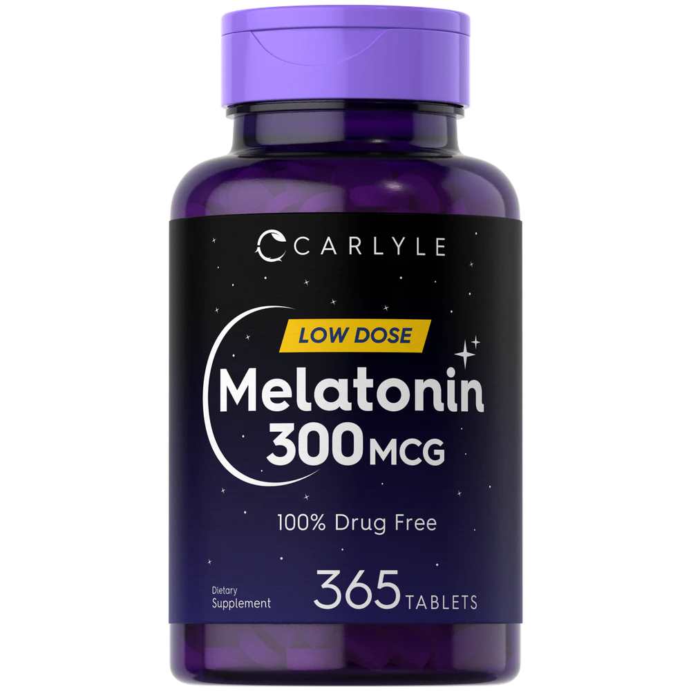 Carlyle Nutritionals Melatonin 300mcg | 365 Tablets