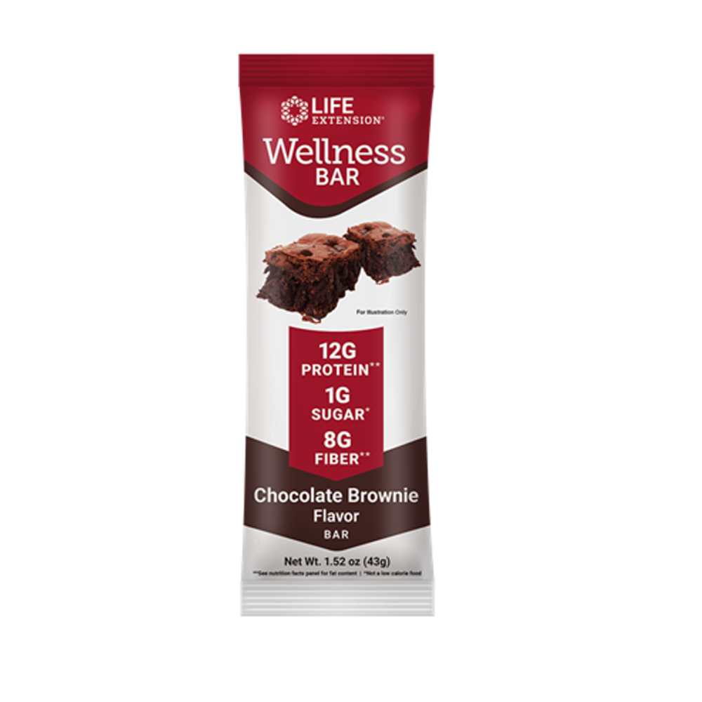 Life Extension Wellness Bar (chocolate Brownie) 6 Each