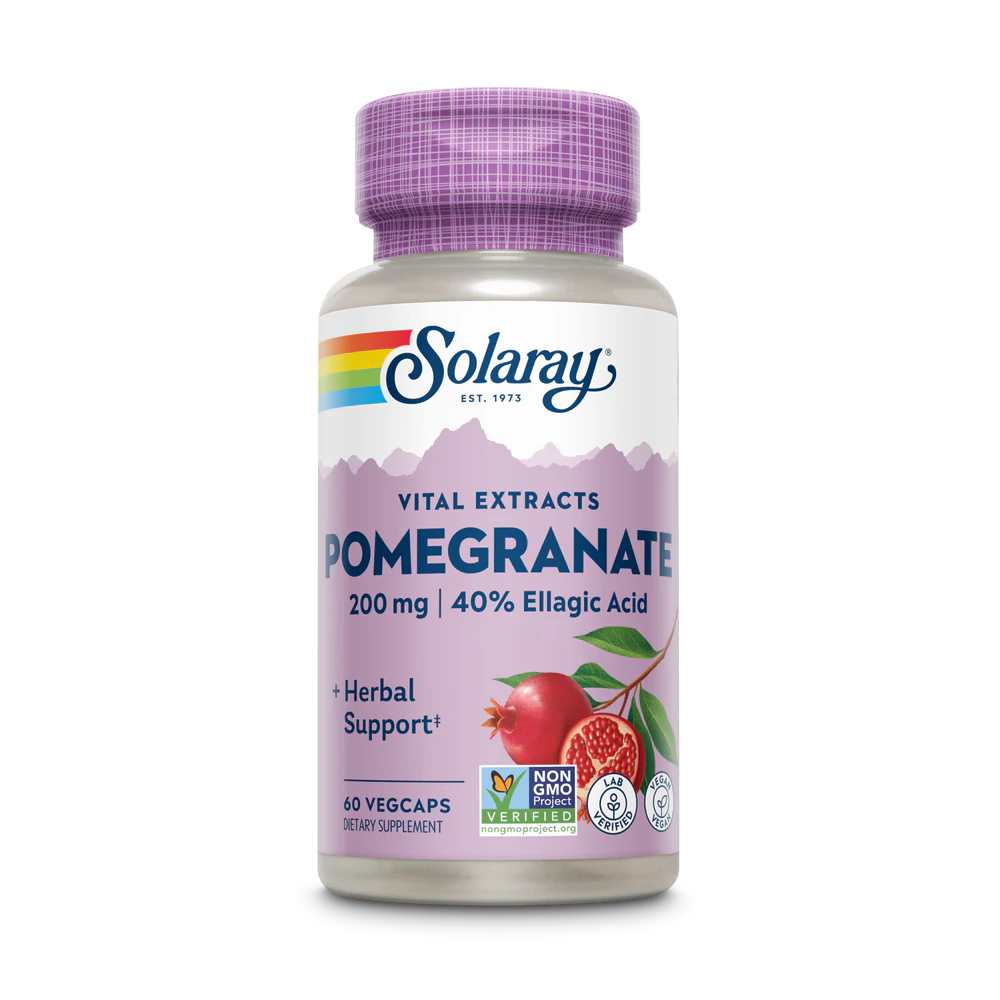 Solaray Pomegranate Fruit Extract 200mg 60 Caps