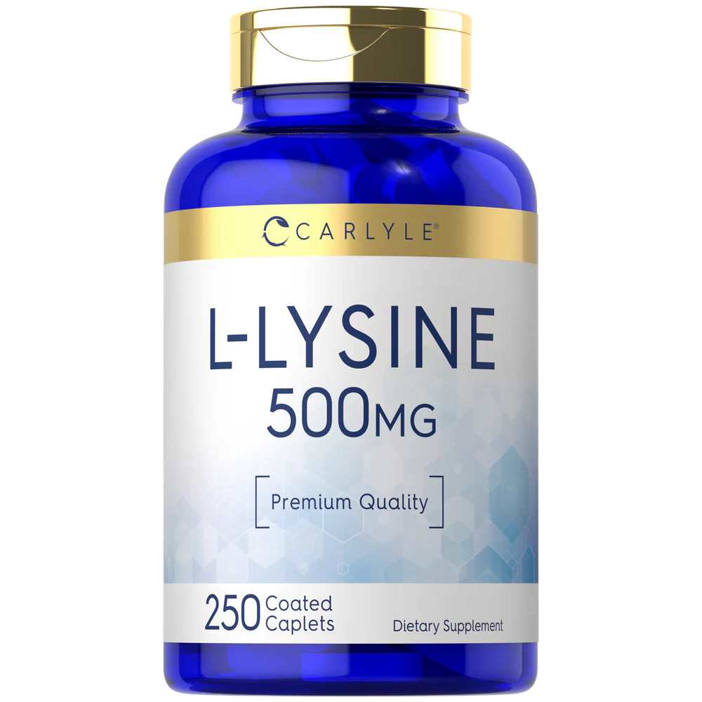Carlyle Nutritionals L-Lysine 500mg | 250 Caplets