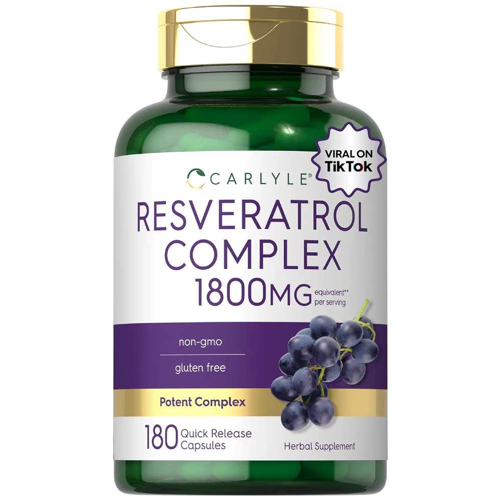 Carlyle Nutritionals Resveratrol Complex | 180 Capsules