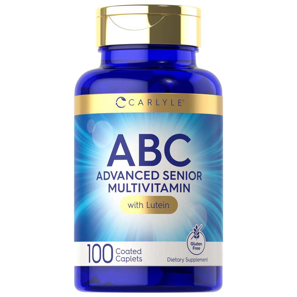Carlyle Nutritionals Abc Advanced Senior Multivitamin with Lutein 100 Caplets