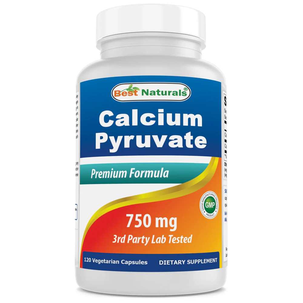 Best Naturals Calcium Pyruvate 750 mg 120 Capsules