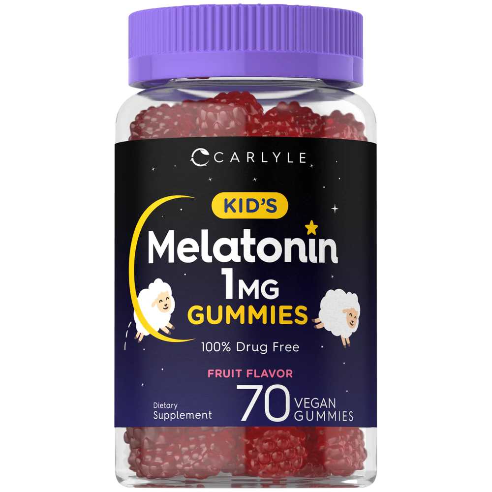Carlyle Nutritionals Melatonin 1mg for Kids | 70 Gummies