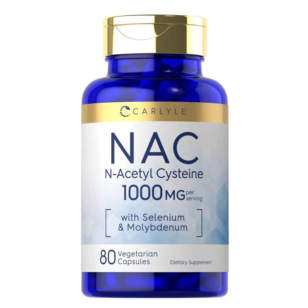 Carlyle Nutritionals N-Acetyl Cysteine 1000mg per serving | 80 Capsules