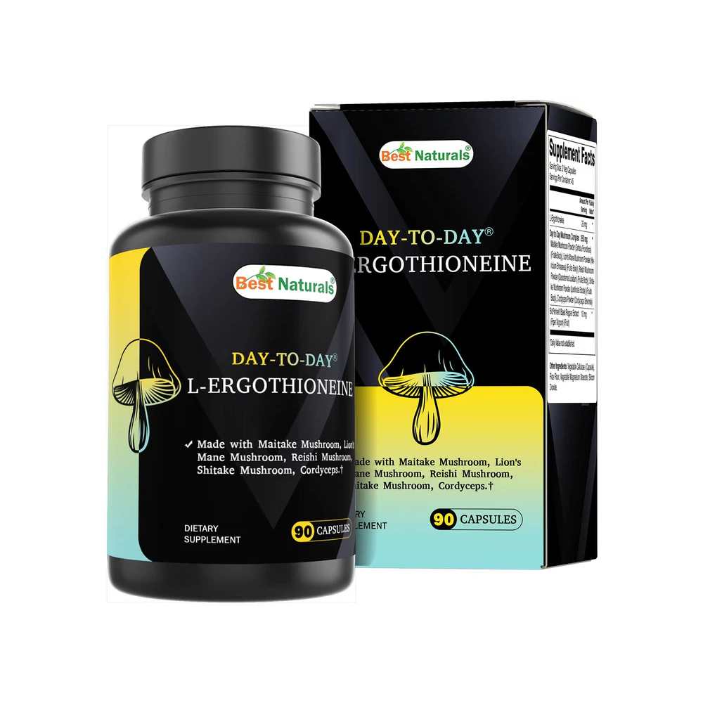 Best Naturals Day-to-Day L-Ergothioneine 25 mg 90 Capsules