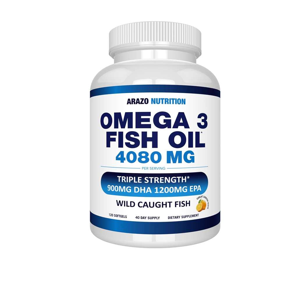 Arazon Nutrition Omega 3 Fish Oil 4,080mg