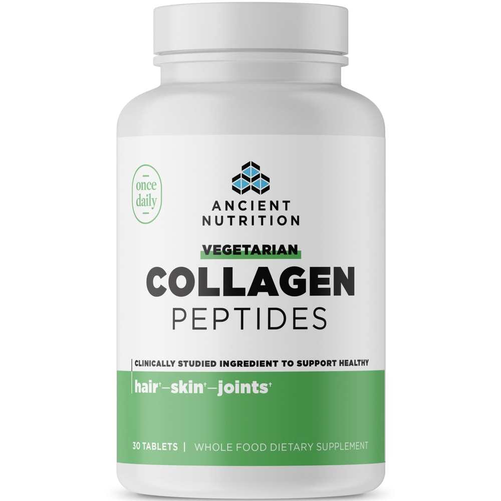 Ancient Nutrition Vegetarian Collagen Peptides 30 Tabs