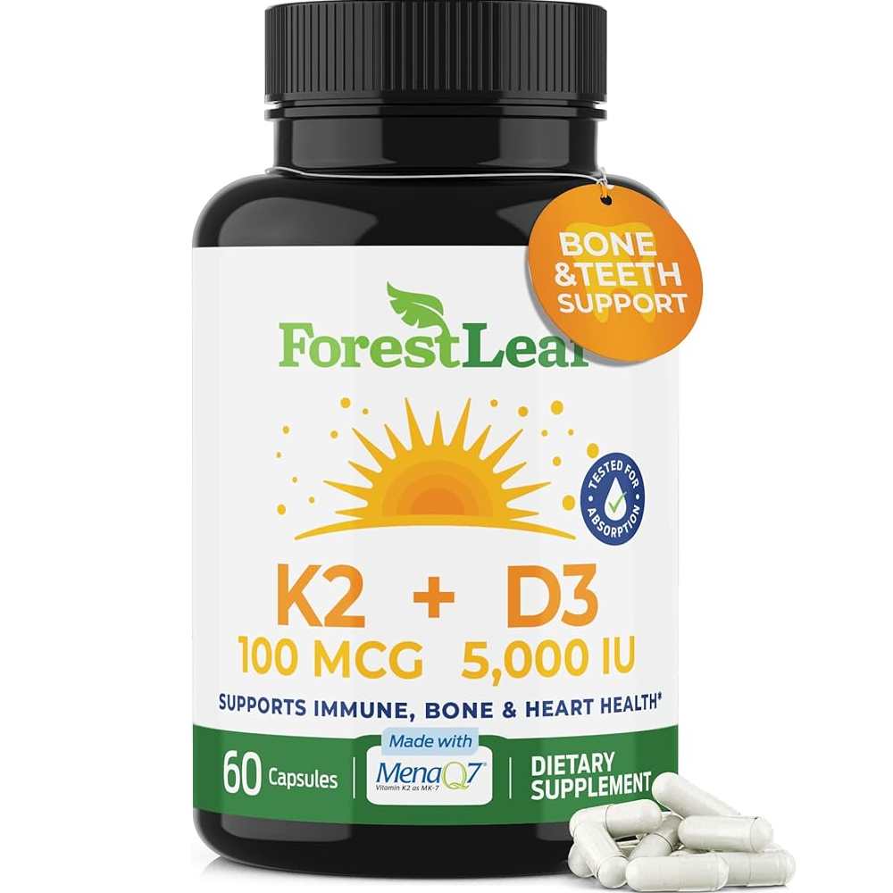 ForestLeaf Vitamin D3 + K2 60 caps