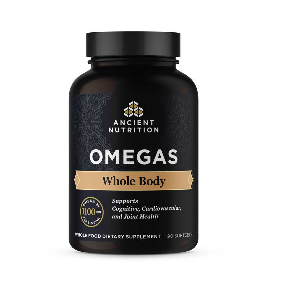 Ancient Nutrition Omega-3s Whole Body 90 Softgels