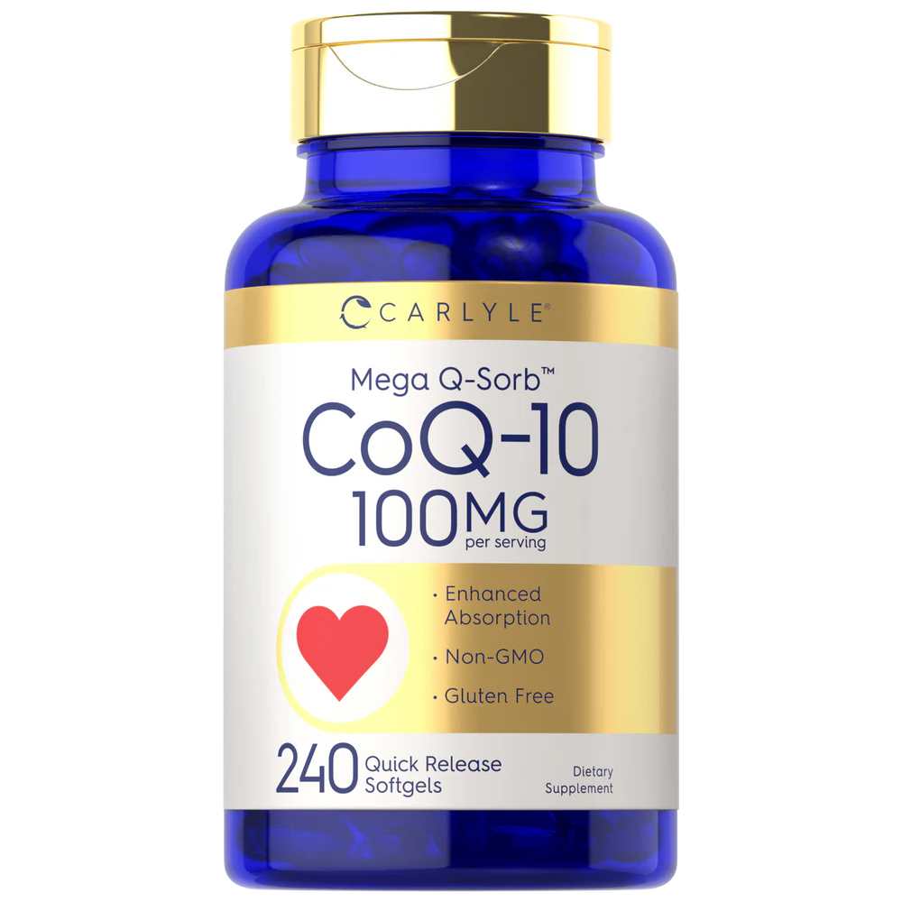 Carlyle Nutritionals CoQ10 100mg per serving | 240 Softgels
