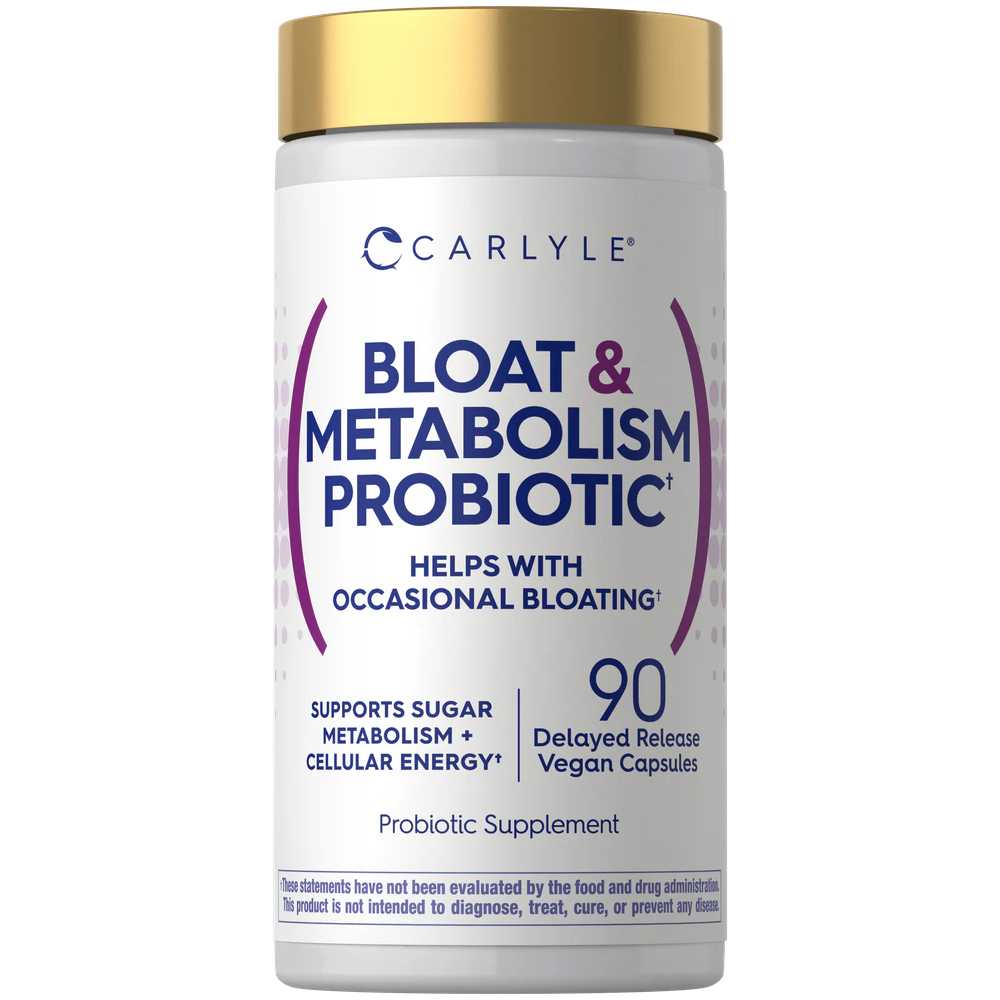 Carlyle Nutritionals Bloat and Metabolism Probiotic | 90 Capsules