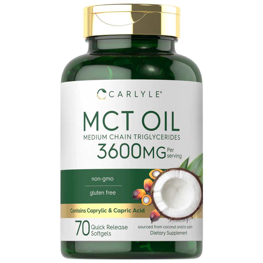 Carlyle Nutritionals MCT Oil 3600mg per serving | 70 Softgels