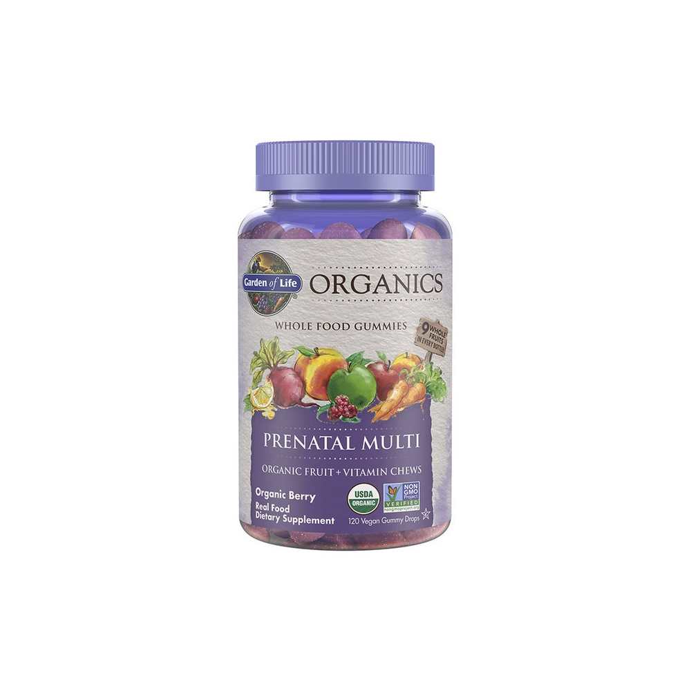 Garden of Life Organics Prenatal Multi Berry 120 Gummies