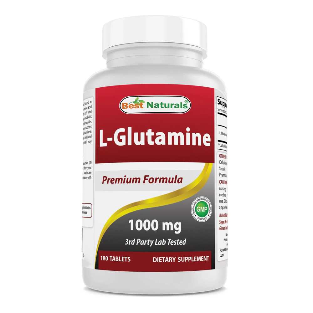 Best Naturals L-Glutamine 1000 mg 180 Tablets