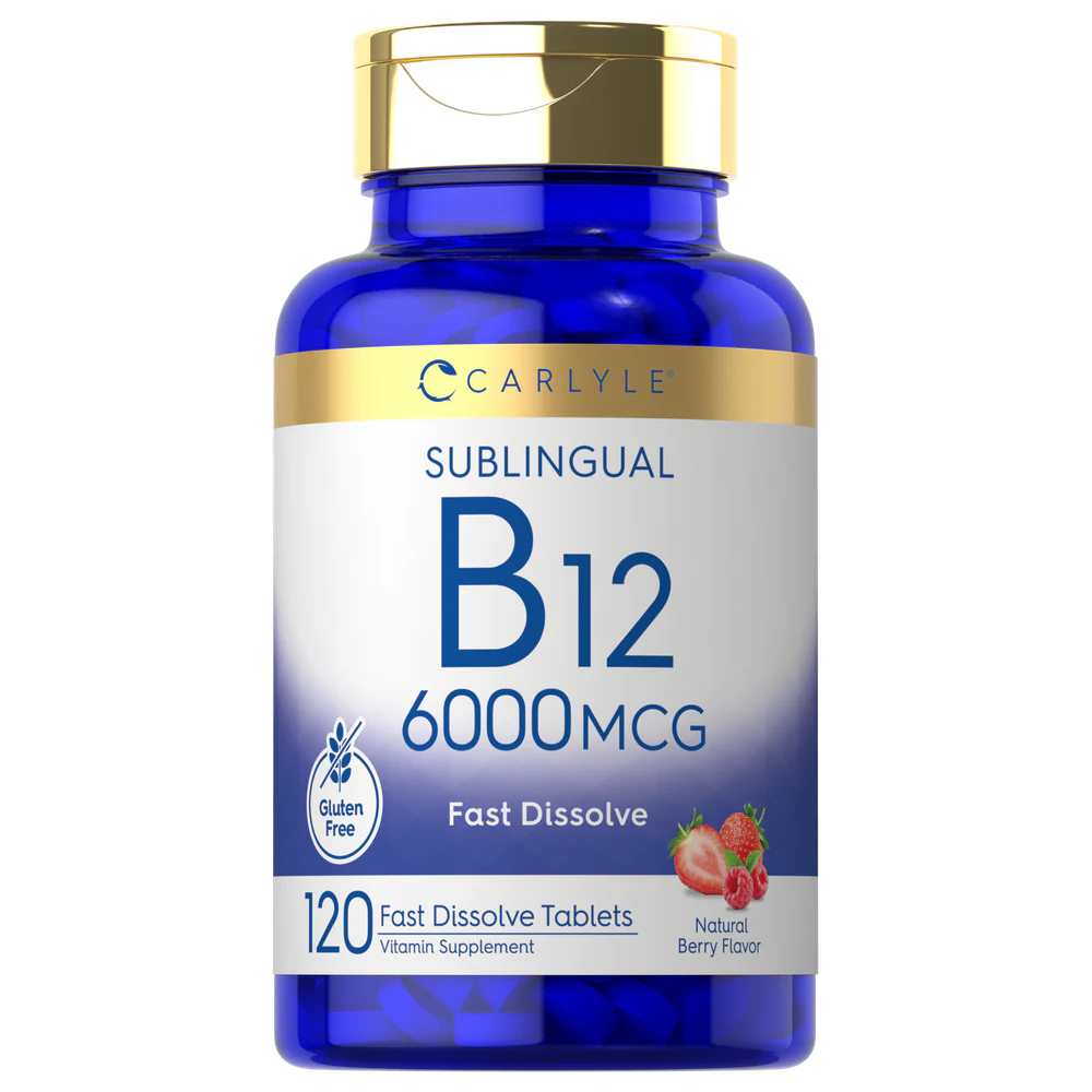 Carlyle Nutritionals Vitamin B-12 6000 mcg | 120 Tablets