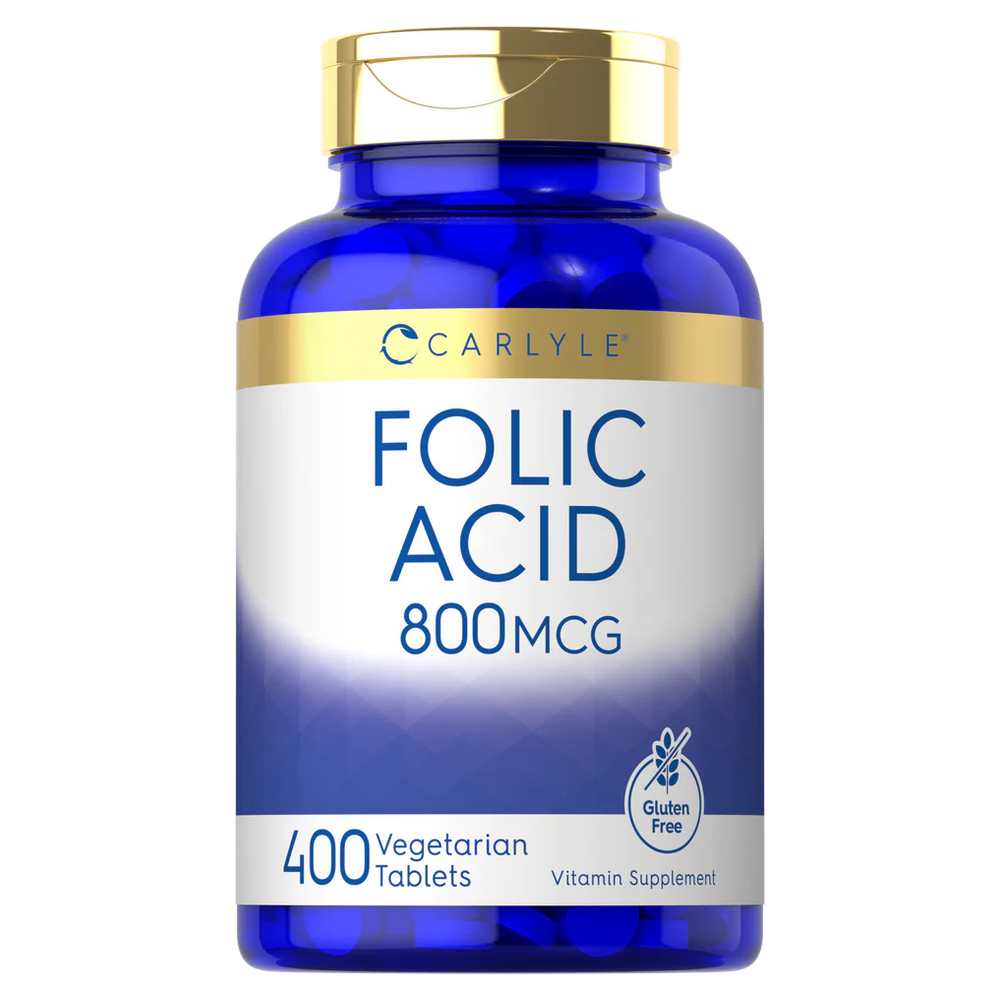 Carlyle Nutritionals Folic Acid 800mcg | 400 Tablets