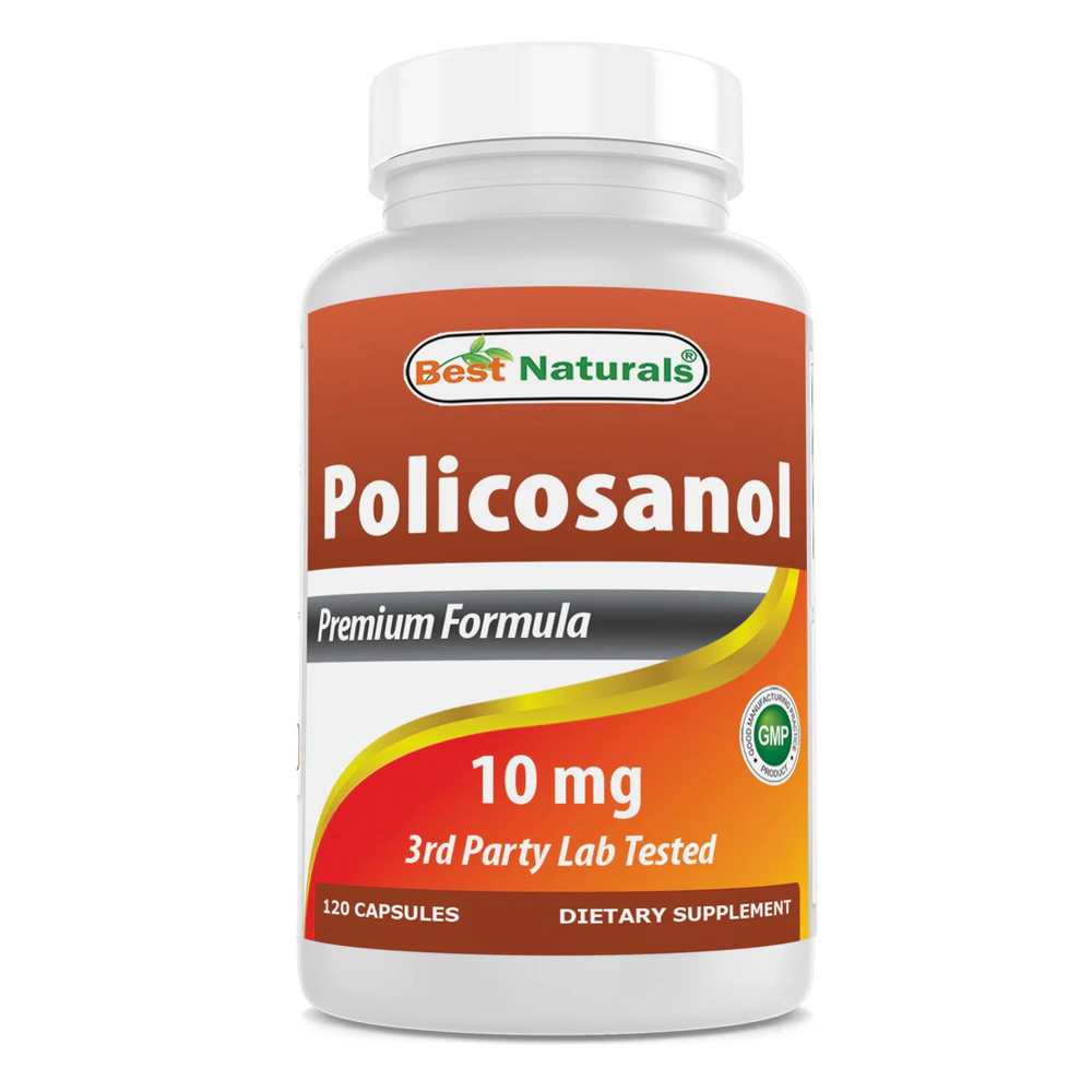 Best Naturals Policosanol 10 mg 120 Capsules