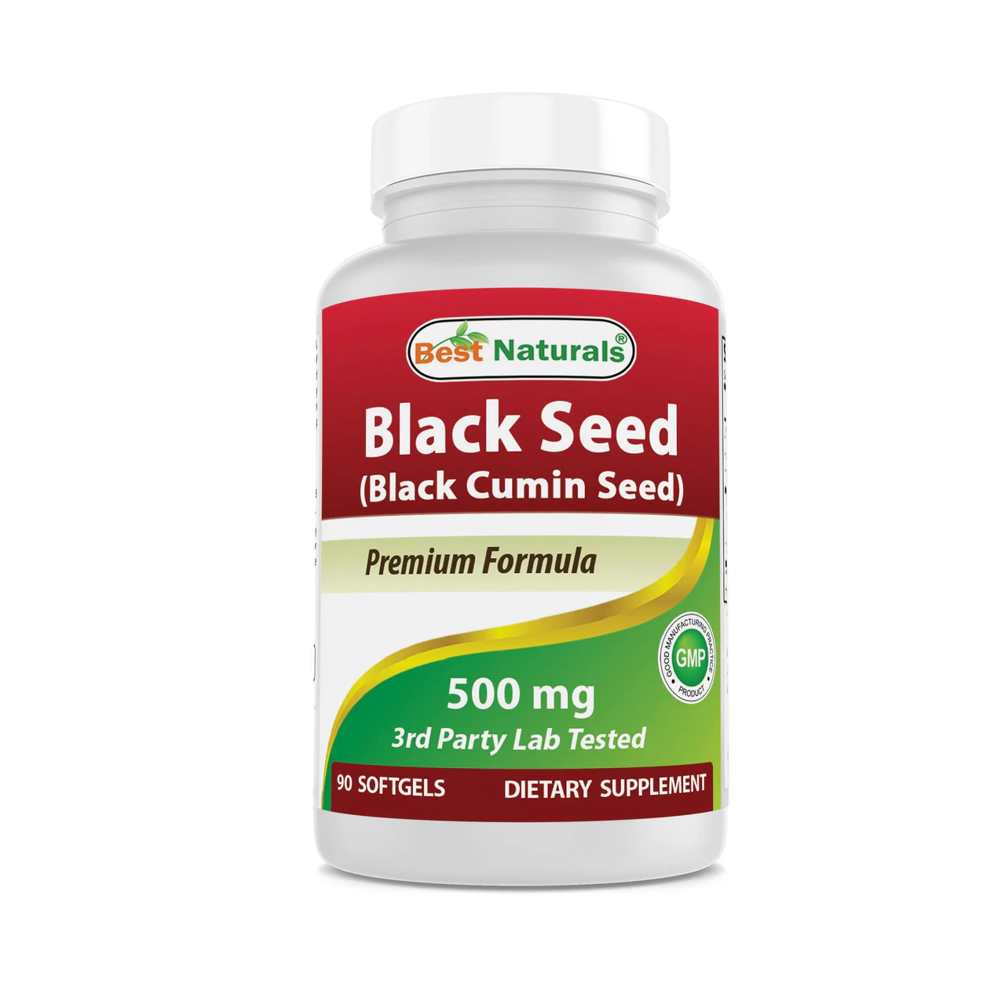 Best Naturals Black Seed Oil 500 mg 90 Softgels