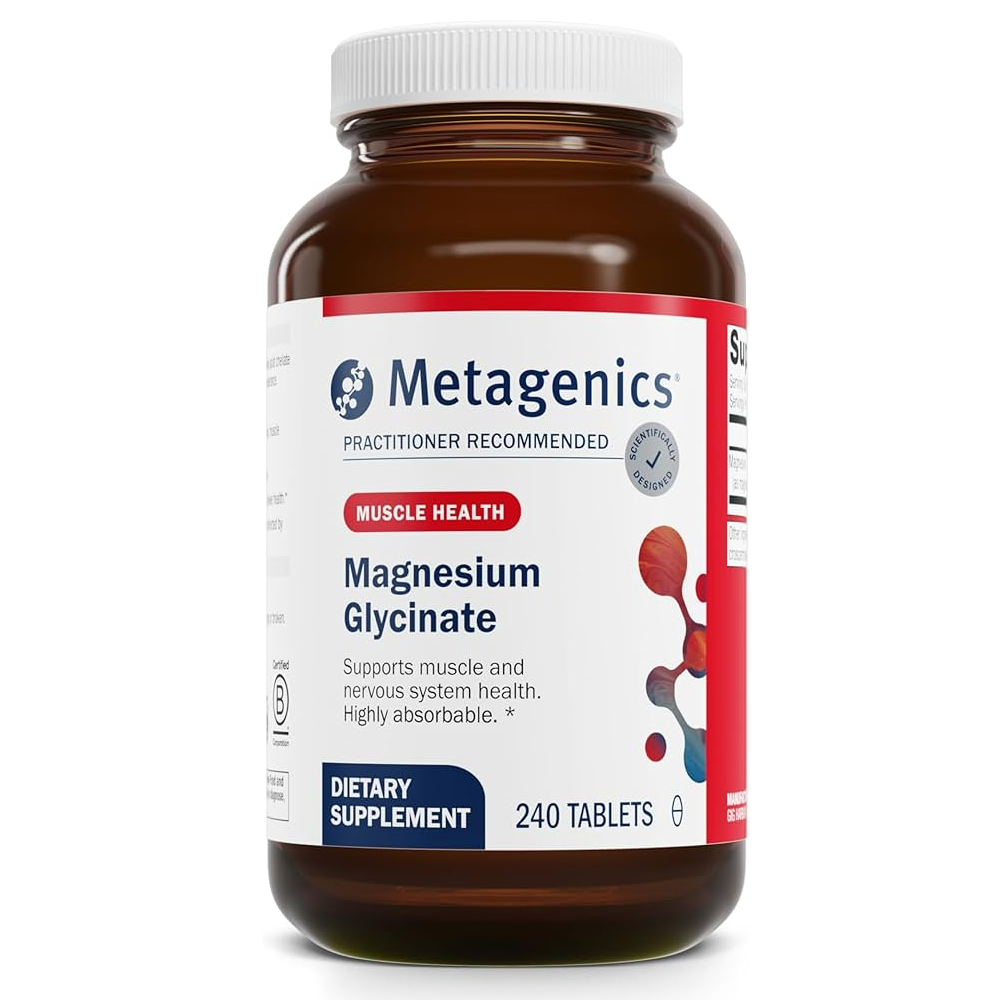 Metagenics Magnesium Glycinate 240 Count - Supports Muscles and Nervous System