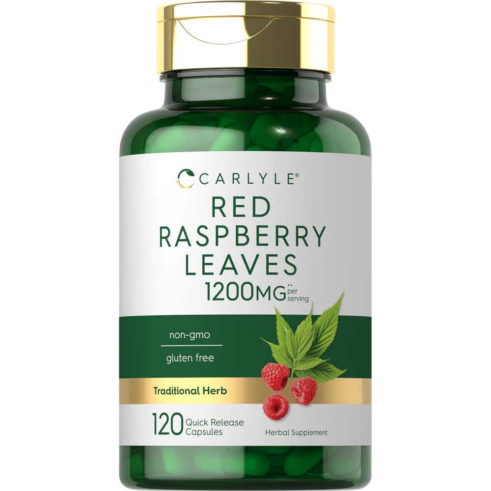Carlyle Nutritionals Red Raspberry Leaves 12000mg | 120 Capsules