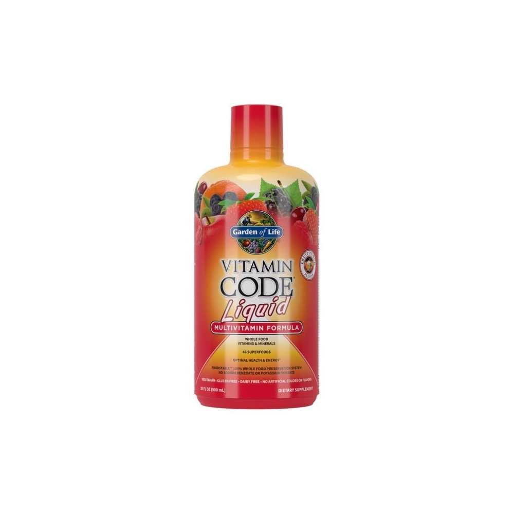 Garden of Life Vitamin Code Multivitamin Fruit Punch 30 Fl Oz (900ml) Liquid