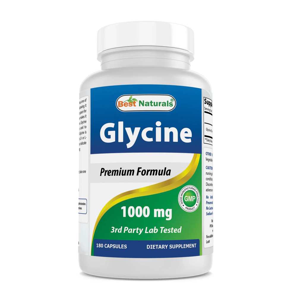 Best Naturals Glycine 1000 mg 180 Capsules