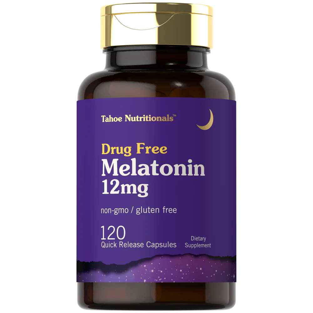 Tahoe Nutritionals Melatonin 12mg | 120 Capsules