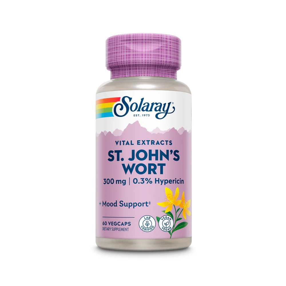 Solaray St. John's Wort Aerial Extract 300mg 60 Caps