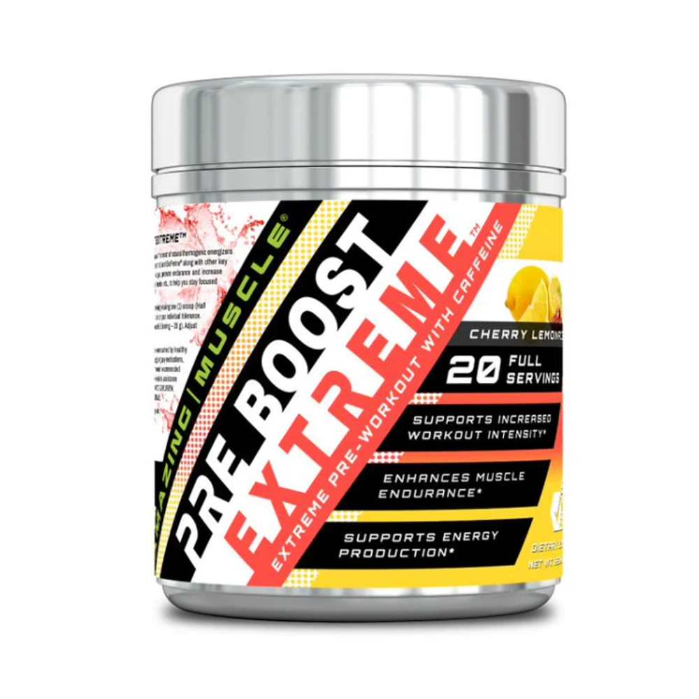 Amazing Muscle Pre Boost Extreme Pre-Workout with Caffeine